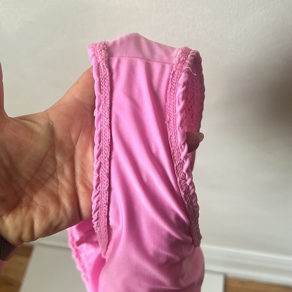 Mosmann Australia Havana Ribbed / Smocked Bikini, barbie pink , sz L - Picture 11 of 11